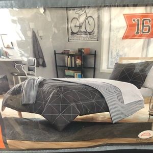 Complete college bedding.  Like new!